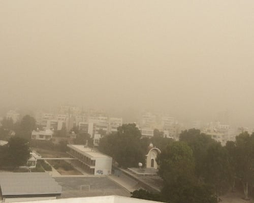 «Πνίγεται» στη σκόνη η Κύπρος - Οι μετρήσεις σε κάθε πόλη και η περιοχή με τη μεγαλύτερη συγκέντρωση