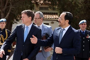 Συνάντηση Προέδρου με Κόλιν Στιούαρτ ο οποίος αποχωρεί λόγω αφυπηρέτησης