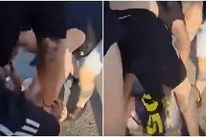 Άγριος ξυλοδαρμός οπαδού έξω από το ΑΕΚ Αρένα&nbsp;(video)