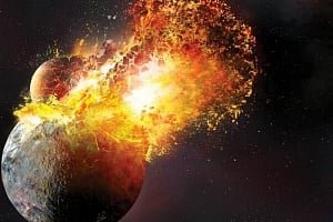 Ο πλανήτης που έπεσε στη Γη δημιουργώντας τη Σελήνη έφερε τη ζωή στον πλανήτη μας