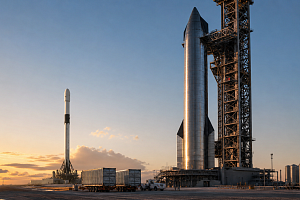 SpaceX: &Kappa;&lambda;&epsilon;ί&nu;&epsilon;&iota; &sigma;&tau;&alpha;&delta;&iota;&alpha;&kappa;ά &tau;&eta;&nu; &pi;ό&rho;&tau;&alpha; &tau;&omicron;&upsilon; Falcon 9 &kappa;&alpha;&iota; &pi;&omicron;&nu;&tau;ά&rho;&epsilon;&iota; &tau;&alpha; &pi;ά&nu;&tau;&alpha; &sigma;&tau;&omicron; Starship