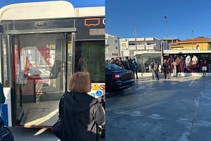 ΦΩΤΟ: Θρίλερ σε πρωινό δρομολόγιο λεωφορείου στη Λευκωσία, γέμισε καπνούς η καμπίνα