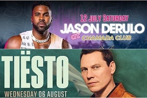 Προκλητικά πάρτι ετοιμάζουν Derulo και Tiesto στα κατεχόμενα