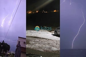 ΒΙΝΤΕΟ: Άσπρισαν οι δρόμοι από το χαλάζι στη Λεμεσό, ισχυρές καταιγίδες στη Λάρνακα