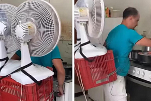 Viral Βίντεο: Όταν έχει πολλή ζέστη αλλά οι πατέντες είναι το φόρτε σου