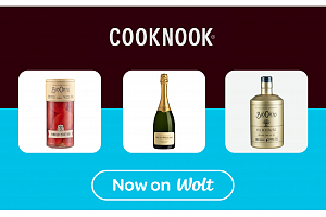 Η Wolt φέρνει στην πόρτα σας τα premium κρασιά και εδέσματα της Cooknook