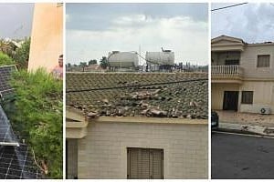 Εικόνες καταστροφής από τον ανεμοστρόβιλο στο Αυγόρου-Αποκολλήθηκαν κεραμίδια και πρόχειρες κατασκευές (pics)