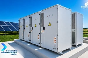 &Eta; Bioland Energy &epsilon;&gamma;&kappa;&alpha;&theta;&iota;&sigma;&tau;ά &sigma;&upsilon;&sigma;&tau;ή&mu;&alpha;&tau;&alpha; &alpha;&pi;&omicron;&theta;ή&kappa;&epsilon;&upsilon;&sigma;&eta;&sigmaf; &mu;&epsilon; &mu;&pi;&alpha;&tau;&alpha;&rho;ί&epsilon;&sigmaf;, &sigma;&upsilon;&nu;&omicron;&lambda;&iota;&kappa;ή&sigmaf; &iota;&sigma;&chi;ύ&omicron;&sigmaf; &pi;έ&rho;&alpha;&nu; &tau;&omega;&nu; 100MWh