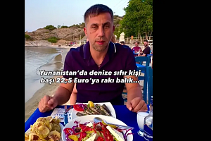 Το ΒΙΝΤΕΟ Τούρκου που προκάλεσε σάλο στο TikTok: Λέει ότι πλήρωσε 22,5 ευρώ σε ελληνική ταβέρνα και#8230; εξόργισε τους συμπατριώτες του!