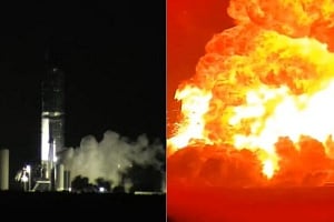 SpaceX: Γιγάντιος πύραυλος του Μασκ εξερράγη κατά τη δοκιμή – Καρέ καρέ τι συνέβη στο Starship 36