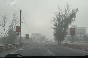 ΦΩΤΟ: Σε «πέπλο» ομίχλης ξύπνησε η Λευκωσία