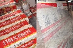 ΦΩΤΟ: Πάνω από 1,000 φιάλες αλκοολούχων ποτών «μαϊμού» κατασχέθηκαν από υποστατικά