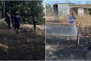ΒΙΝΤΕΟ: Προσπάθησαν να προστατεύσουν τις οικίες τους από πυρκαγιά στο Τραχώνι και κατέληξαν με εγκαύματα δύο πρόσωπα