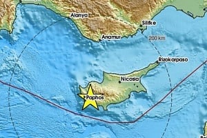 Σεισμική δόνηση 3,5 Ρίχτερ τα ξημερώματα στην Κύπρο