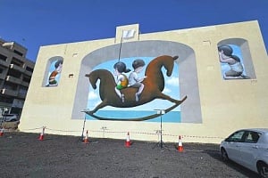 ΒΙΝΤΕΟ: Το εντυπωσιακό γκράφιτι του διάσημου καλλιτέχνη Seth στον Στρόβολο