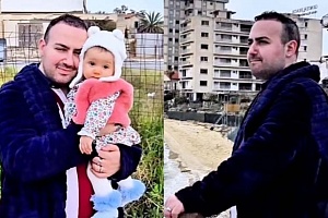 Μαυρίκιος: Πήγε με την κόρη του στο κατεχόμενο Βαρώσι και έβαλε τα κλάματα -Δείτε φωτογραφίες