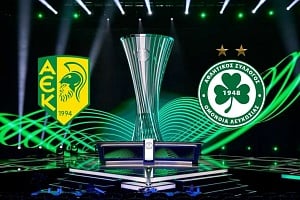 LIVE: Μαθαίνουν αντιπάλους ΑΕΚ και Ομόνοια στο Κόνφερενς Λιγκ