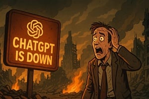 Όταν έπεσε το ChatGPD και μαζί οι μάσκες, οι αυλαίες και η ψευδαίσθηση ότι (ακόμα) μπορούμε μόνοι μας…