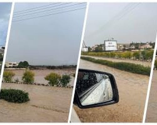 Πλημμύρισαν υποστατικά, έπεσαν δέντα, δρόμοι έγιναν ποτάμια-Πάνω από 30 κλήσεις στην Πυροσβεστική για βοήθεια