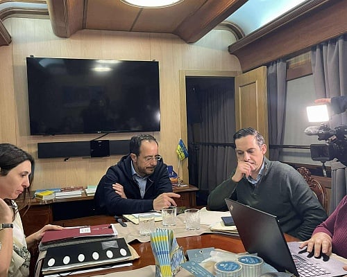 ΒΙΝΤΕΟ: Με τρένο κατευθύνεται στο Κίεβο ο Χριστοδουλίδης, πότε βλέπει Ζελενσκι