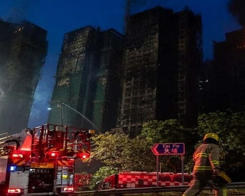 Στους 94 οι νεκροί από την πυρκαγιά σε πολυκατοικίες στο Χονγκ Κονγκ