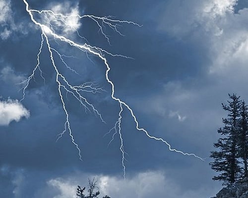 Κίτρινη προειδοποίηση για καταιγίδες εξέδωσε η Μετεωρολογική
