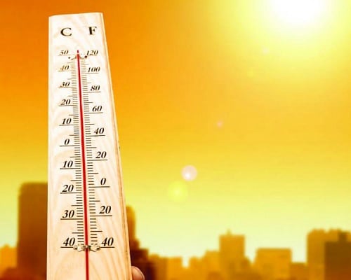 ΔΙΠΛΗ ΚΙΤΡΙΝΗ ΠΡΟΕΙΔΟΠΟΙΗΣΗ για ακραία μέγιστη θερμοκρασία Πότε τίθεται σε ισχύ και πόσο θα διαρκέσει