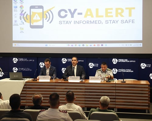 Σήμερα η παγκύπρια αποστολή δοκιμαστικής ειδοποίησης μέσω CY-Alert