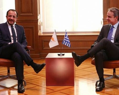 Μητσοτάκης σε Χριστοδουλίδη: Σημαντική στιγμή η συνάντηση με Μπάιντεν - Έχει έρθει η ώρα για λύση