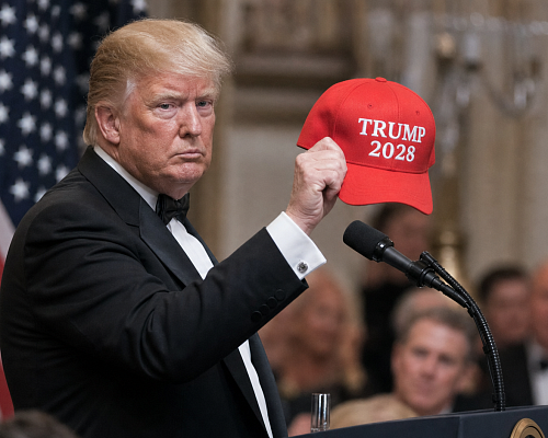 «Trump 2028»: Η ανακοίνωση για νέα υποψηφιότητα και το συνταγματικό αδιέξοδο