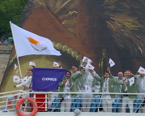 Παρίσι 2024: Η είσοδος της Κύπρου τη στιγμή που ξεκινούσε η ενότητα “fraternite” (ΦΩΤΟ)