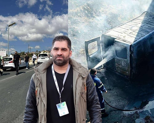 Στα λευκά το τελευταίο «αντίο» στον Σταύρο Δημοσθένους, θύμα της μαφιόζικης δολοφονίας στη Λεμεσό