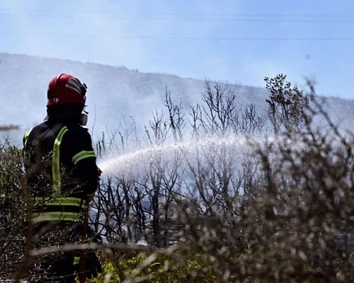 ΒΙΝΤΕΟ: Πυρκαγιά στη Λευκωσία. Ζημιές σε υποστατικά, προστατεύθηκαν σπίτια